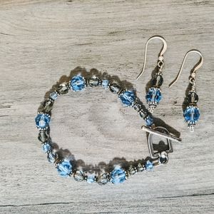 Bracelet and Earrings